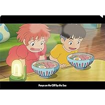 Amazon | ムービック 崖の上のポニョ A4クリアファイル ポニョと宗介